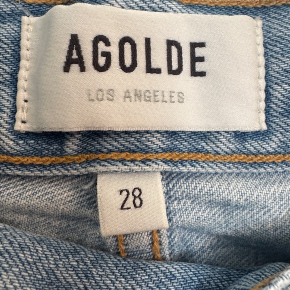 AGOLDE Criss Cross Upsized Jean in Suburbia - Picture 2 of 9